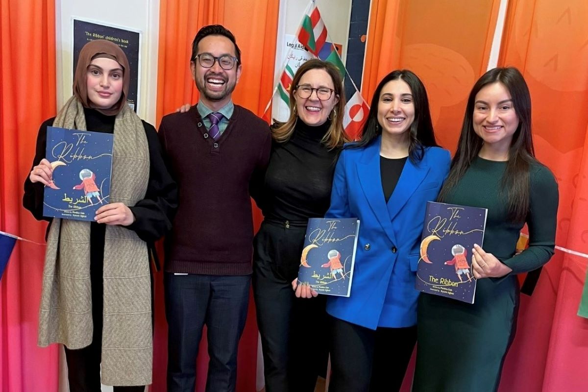 The Refugee Service at the book launch of The Ribbon